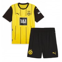 Borussia Dortmund Nico Schlotterbeck #4 Heimtrikotsatz Kinder 2024-25 Kurzarm (+ Kurze Hosen)